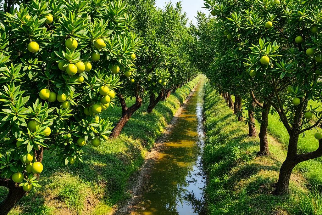 Tahiti lime production in Vietnam